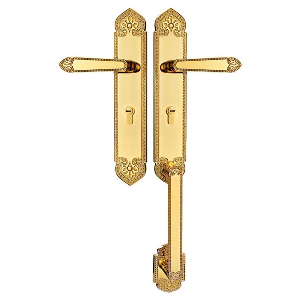 MOBYGKFY Opening Entry Brass Latch Solid Wooden Gate Lock