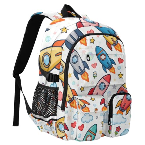 Mochilas de viaje ergonómicas con cohetes para proteger la laptop de golpes 2