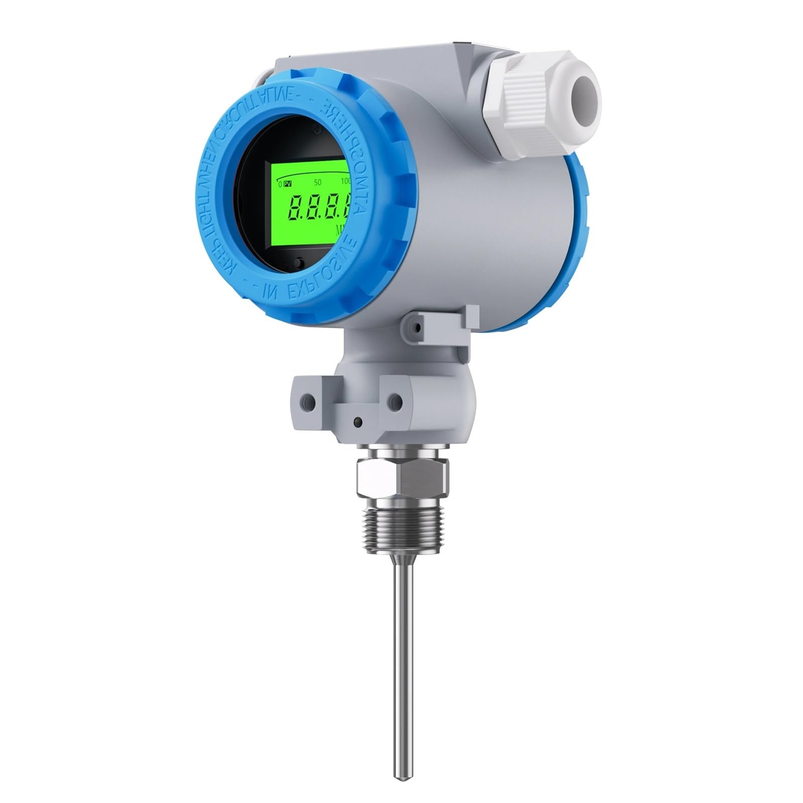 Transductor de temperatura Pt100 100 °C, 200 °C, 300 °C, CC 24 V, 2088, transmisor de temperatura 4-20 mA, 0-10 V, RS485(0-200C 4-20mA Output)