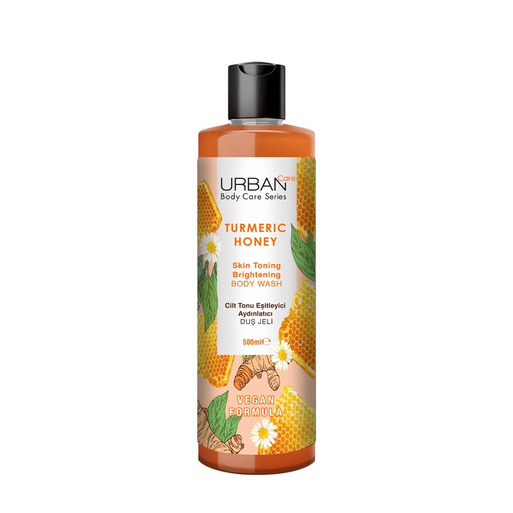URBAN Care Turmeric Honey Cilt Tonu Eşitleyici ve Aydınlatıcı Duş Jeli 500 ml- Vegan