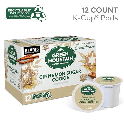 Image of Green Mountain Coffee Roasters light roast Pod Cinnamon Sugar Cookie Coffee, 12 Count