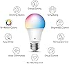 Kasa Smart Light Bulbs, Full Color Changing Dimmable Smart WiFi Bulbs Compatible with Alexa and Google Home, A19, 9W 800 Lumens,2.4Ghz only, No Hub Required, 4 Count (Pack of 1), Multicolor (KL125P4) #2