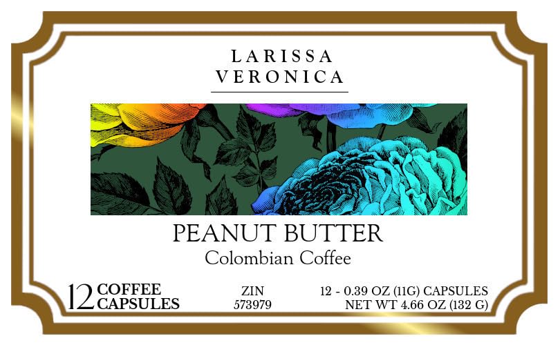 Peanut Butter Colombian Coffee (Single Serve K-Cup Pods) (Gourmet, Naturally Flavored, Whole Coffee Beans) (12 pods, ZIN: 573979) image 4