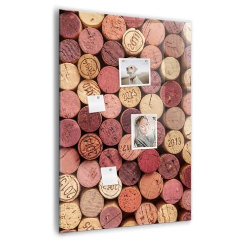 Tableau magnétique vertical design pour notes et planification murale 70x100