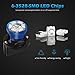 Partsam T10 194 168 LED Dash Instrument Light Bulbs Blue with Twist Lock Socket, Super Bright T10 Instrument Panel Gauge Cluster Dashboard Lights Bulbs 12V 6-2835-SMD LED Chipset, 10Pcs/Set