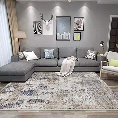 Tapis de salon antidérapant lavable 110x190 cm fini les glissades