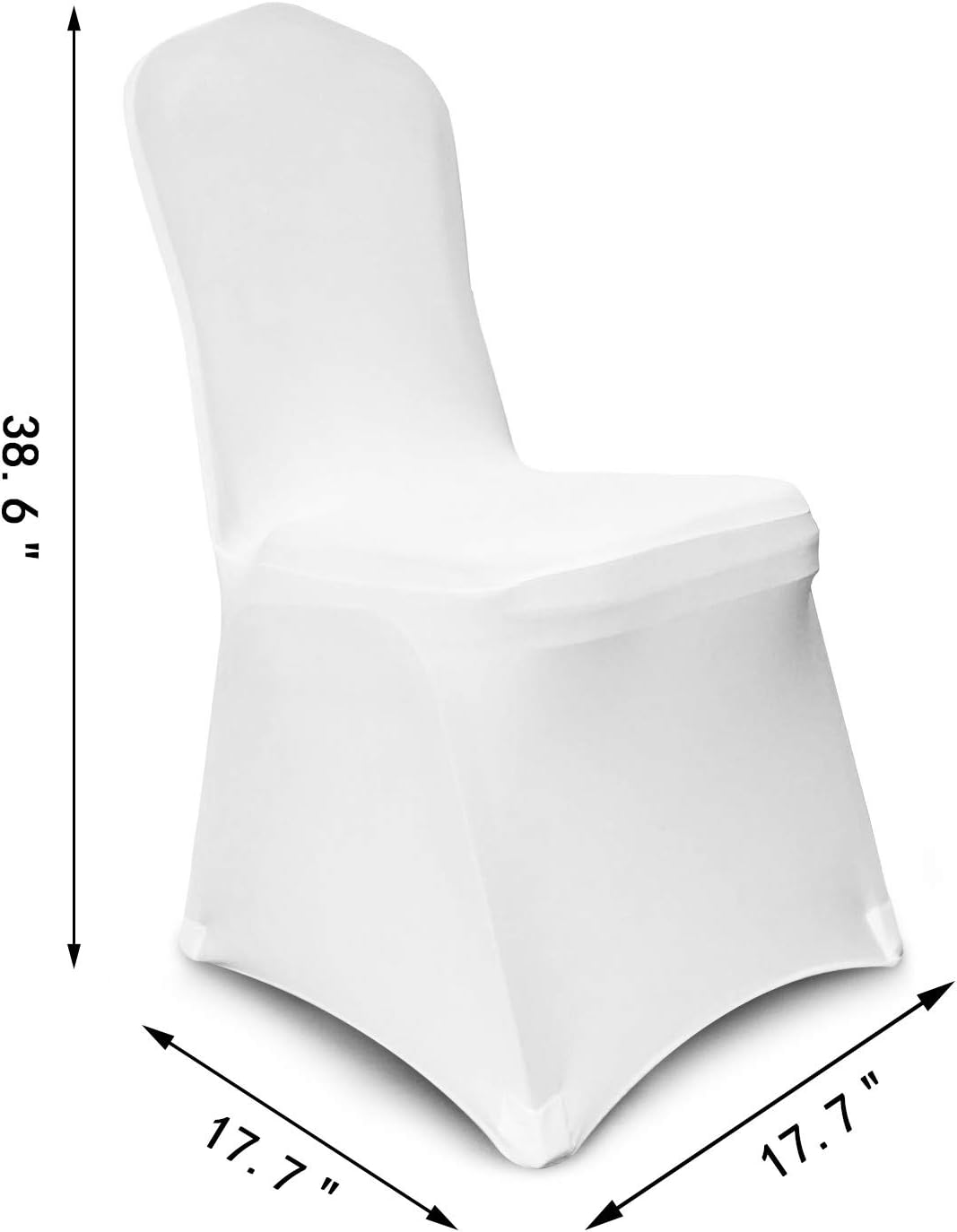 Buy White Chair Covers Set Of 100 Pcs Spandex Chair Covers For Wedding Party Banquet Event Chair Cover Universal Stretch Chair Covers Online In Indonesia B08ds831cm Buy White Chair Covers Set Of 100 Pcs Spandex Chair Covers For Wedding Party Banquet Event Chair Cover Universal Stretch Chair Covers Online In Indonesia B08ds831cm