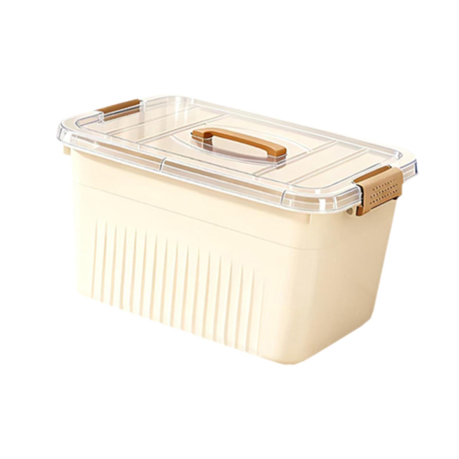 Lidded Storage Bin Collection Heavy Duty Container for Clothes Grocery Books 23x17x13cm|Home & Garden|Household Supplies & Cleaning|Home Organization|Storage Boxes