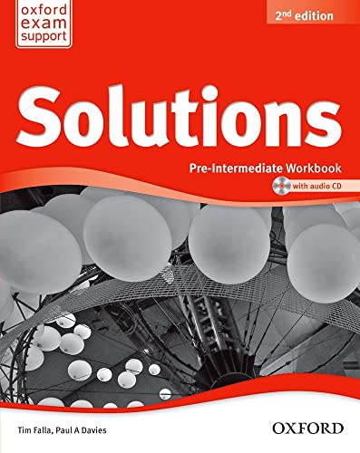  Solutions. Pre-intermediate. Workbook. Per le Scuole superiori. Con CD Audio