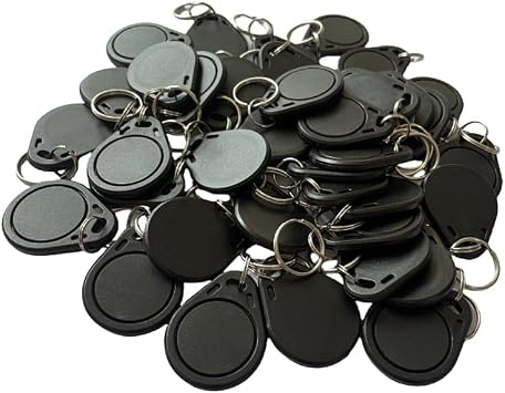 RFID Classic 1K M1 Electronic Intelligent Lock ,ISO14443A 13.56mhz Ic Card Black,100 pcs