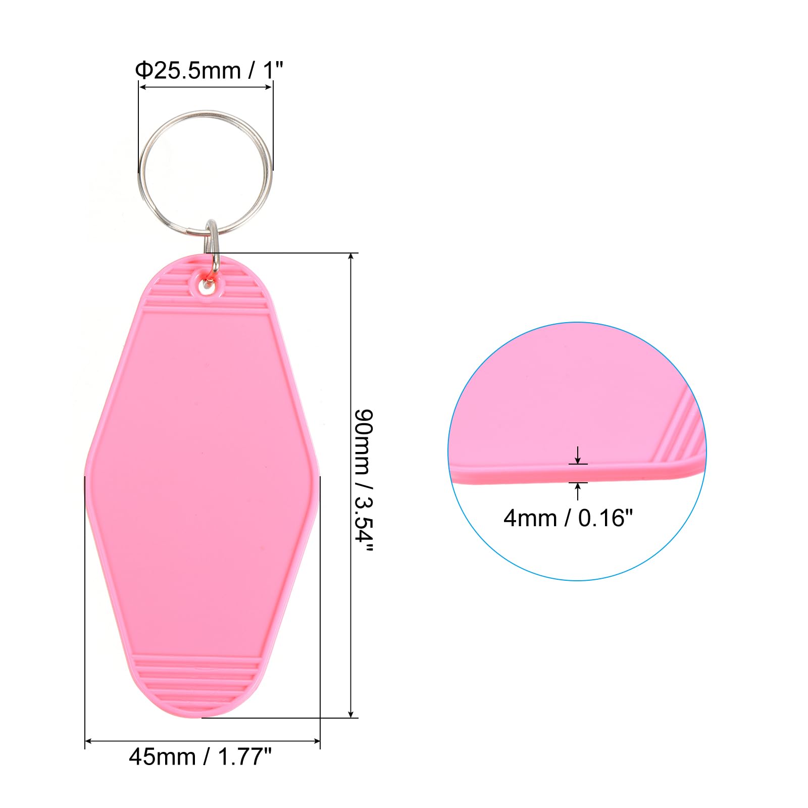 PATIKIL Vintage Motel Keychain - Image 2