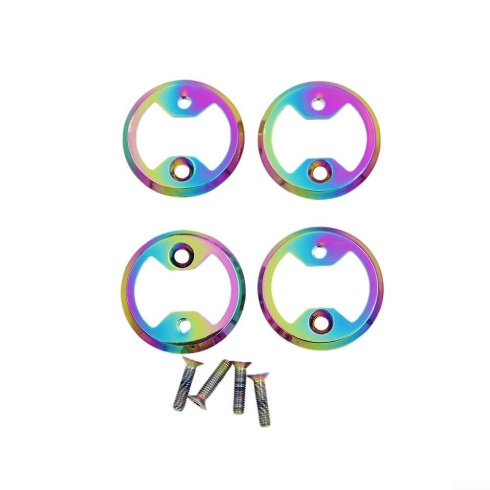 Refuerzo Pedal Bici Metal 4 para uds Compatible para Wahoo Refuerzo | Metal para resistencia, durabilidad extrema, compatible para wahoo, protección pedal, ciclismo ruta