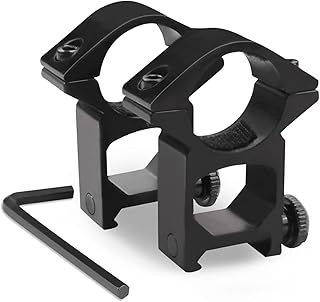 Weaver Scope Rings Rifle Scope Mount High Profile Scope Mounts for Picatinny Rail and Weaver Rail (Pack of 2) - OutDoorBom