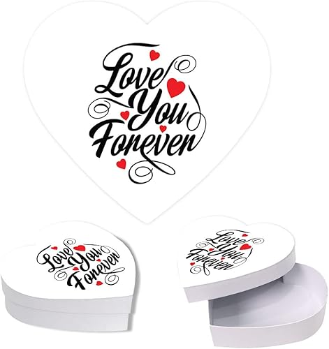 Miniatura 104 de Andaz Press Caja en forma de corazón para el día de San Valentín con tapa, caja reutilizable en forma de corazón, caja para golosinas, dulces
