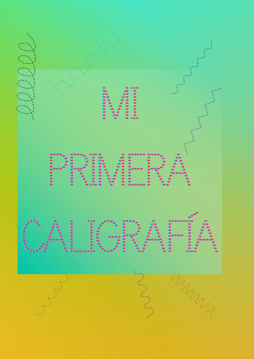 Mi primera caligrafía: Ejercicios de caligrafía y motricidad fina para 6 años