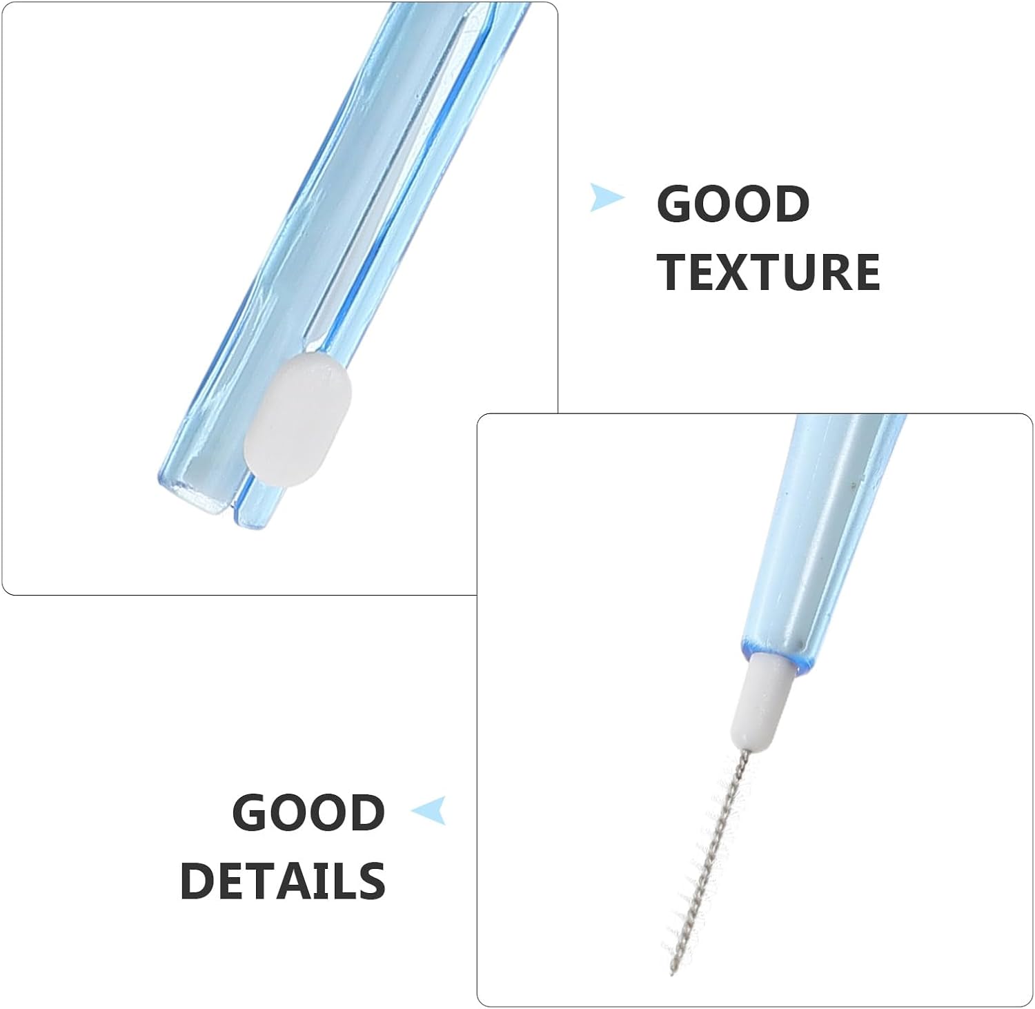 40pcs Push-Pull Interdental Brush for Braces Gentle Thin Bristles Toothpick Cleaner for Oral and Between Teeth Cleaning Travel-Friendly Kit