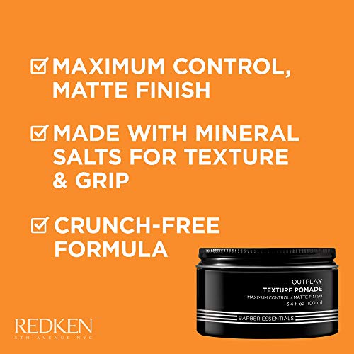 image for Redken Brews Texture Pomade For Men For All Hair Types - Maximum Stron