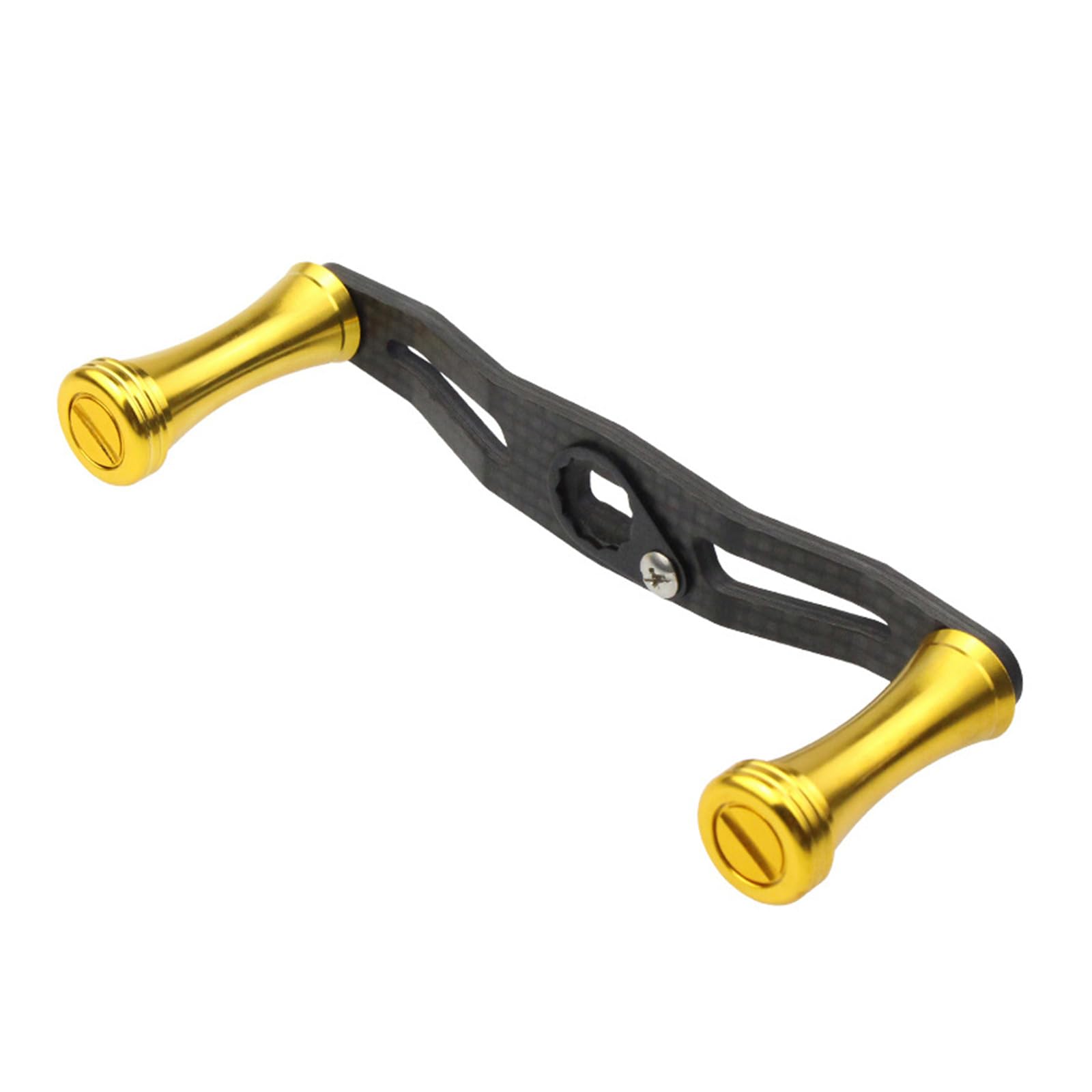 YUPEIUKLIFishing Reel Handle Double Handle Reel Handle Knob Grip Assembly Part Fishing Reel Handle Baitcasting Reel Replacement