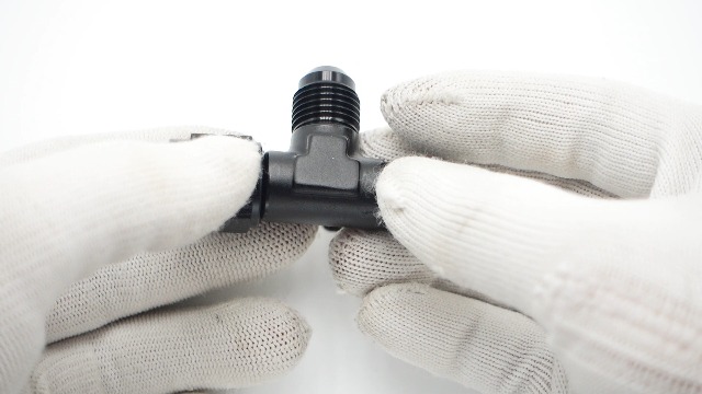 10AN AN10 FEMALE FLARE TO MALE 8AN AN8 RED ALUMINUM FINISH FITTING ADAPTER - Foto 9