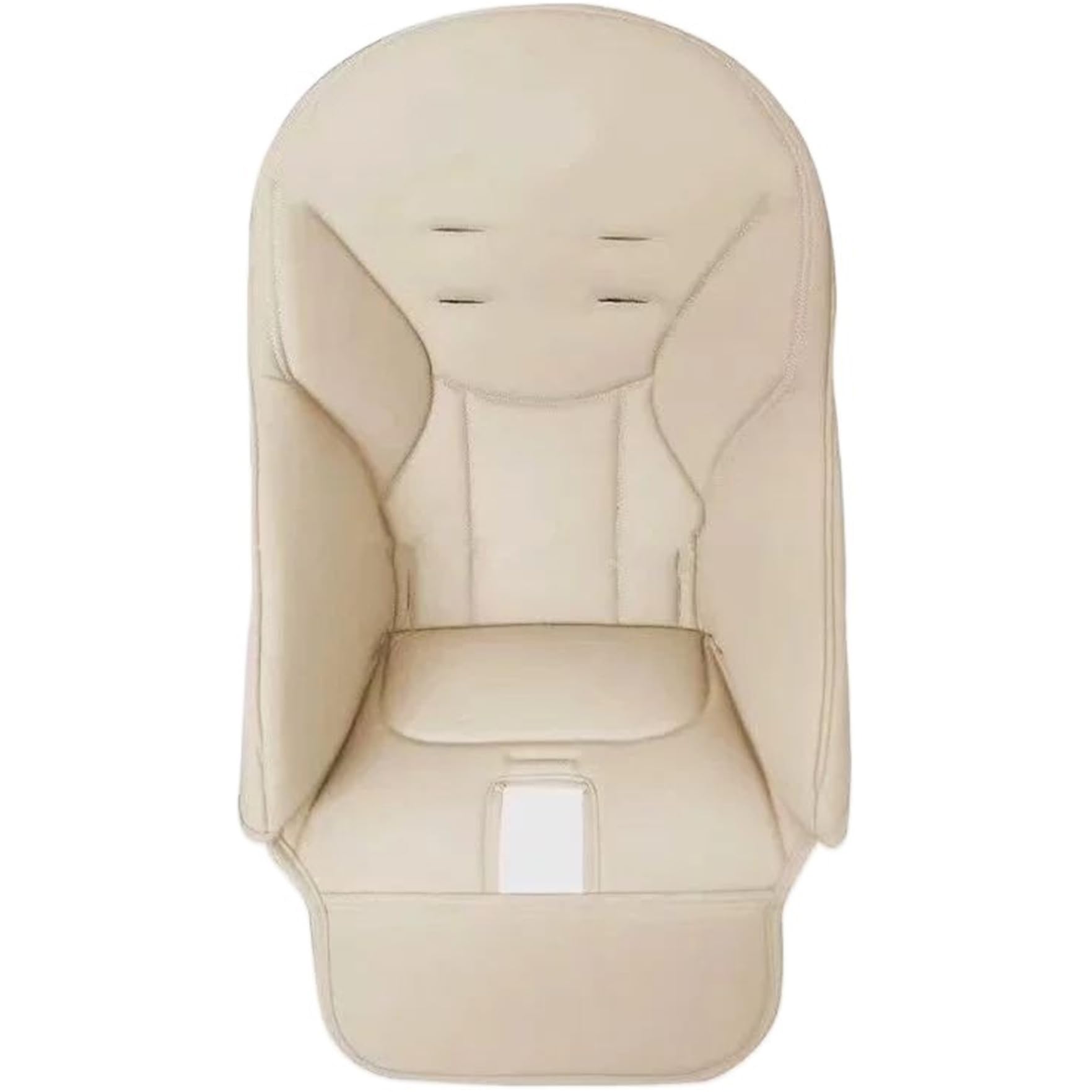 Cuscino per seggiolone, morbida pelle PU antiscivolo, beige, 16X12 pollici, copriseggiolone per bambino