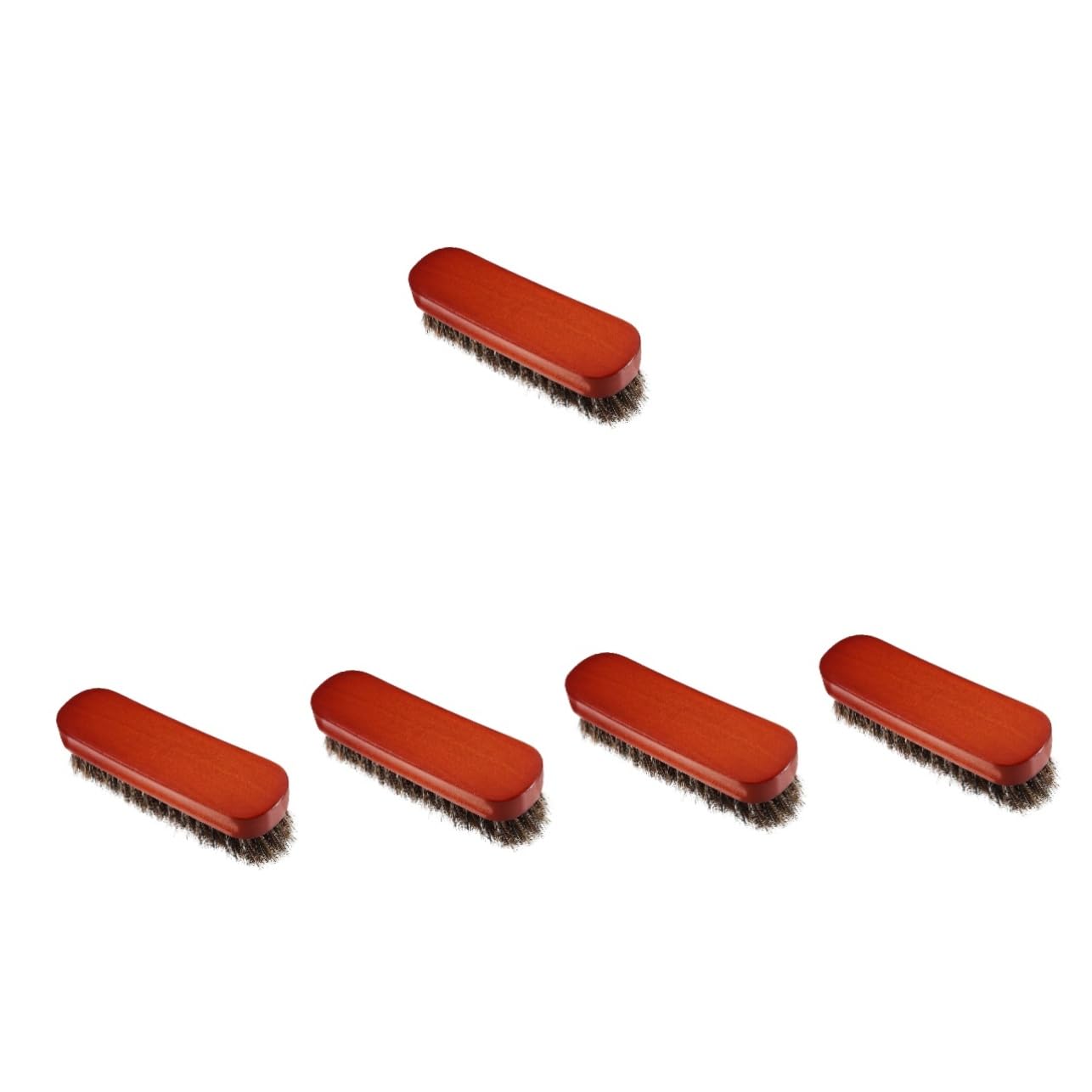 COLLBATH 5 Piezas Cepillo para los Zapatos Cepillo para Manchas de Ropa para Limpiar Zapatos Cleaning Brush Boar Bristle Brush Kit de betún para para lustrar