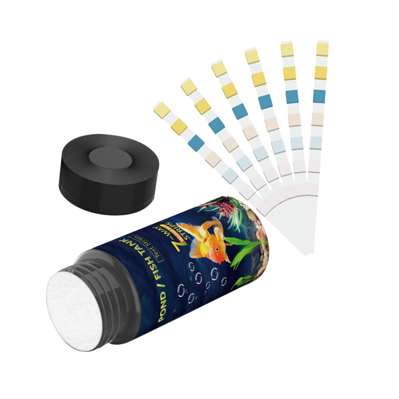 ABOOFAN 4 Sätze Teststreifen Für Die Wasserqualität Fisch Tank Testen Teststreifen Für Poolwasser Pool Wasser Für Zu Hause Tester Für Wasser Pvc 50 Stück * 4