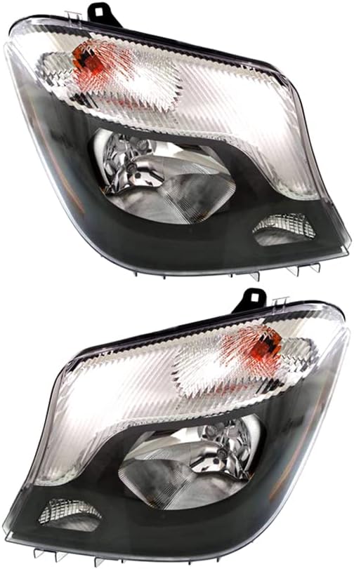 Miniatura 1 de Nuevo par de faros delanteros compatibles con Mercedes Benz Sprinter Standard Extended 2500 3500 2014 2015 2016 2017 2018 por números de pieza