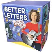 Bjorem Better Letters and The Laurie Berkner Band ABCs Card Deck, Learn Letters and Sounds paired with Laurie Berkners 6 Better Letters Songs, Educational Learning Alphabet Songs and Flash Cards