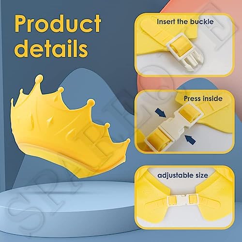 HS-Enterprise-Baby-Shower-Caps-Bath-cap-For-ToddlerBabyKideSoft-Flexible-Material-Visor-Hat-Safe-Shampoo-Protection-Shampoo-cap-Hat-New-Born-Infants-babies-Shield-EyesEars-protector-soft-Comfortable-W