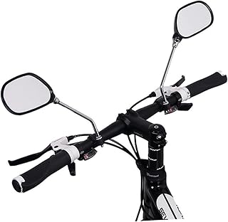 1 par refletor de bicicleta espelho de pulso de bicicleta espelho de estrada espelho retrovisor de montanha estrada refletores de bicicleta espelho de câmera de backup espelhos de bicicleta espelho de guidão ajustável