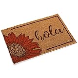 Versa, felpudo girasol hola, linea decoración y regalo, alfombras & felpudos
