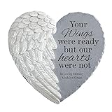 Let's Make Memories Personalized Memorial Stepping Stone - Sympathy Garden Marker - Durable, Resin -...