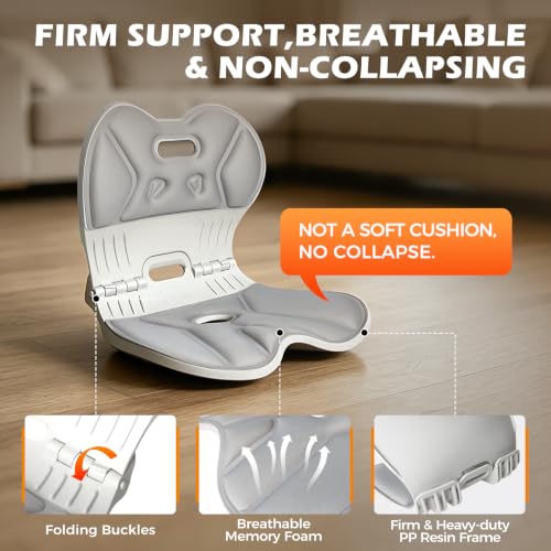 CARHOME Foldable Ergonomic Lumbar Support Seat for Office Chairs — view 4