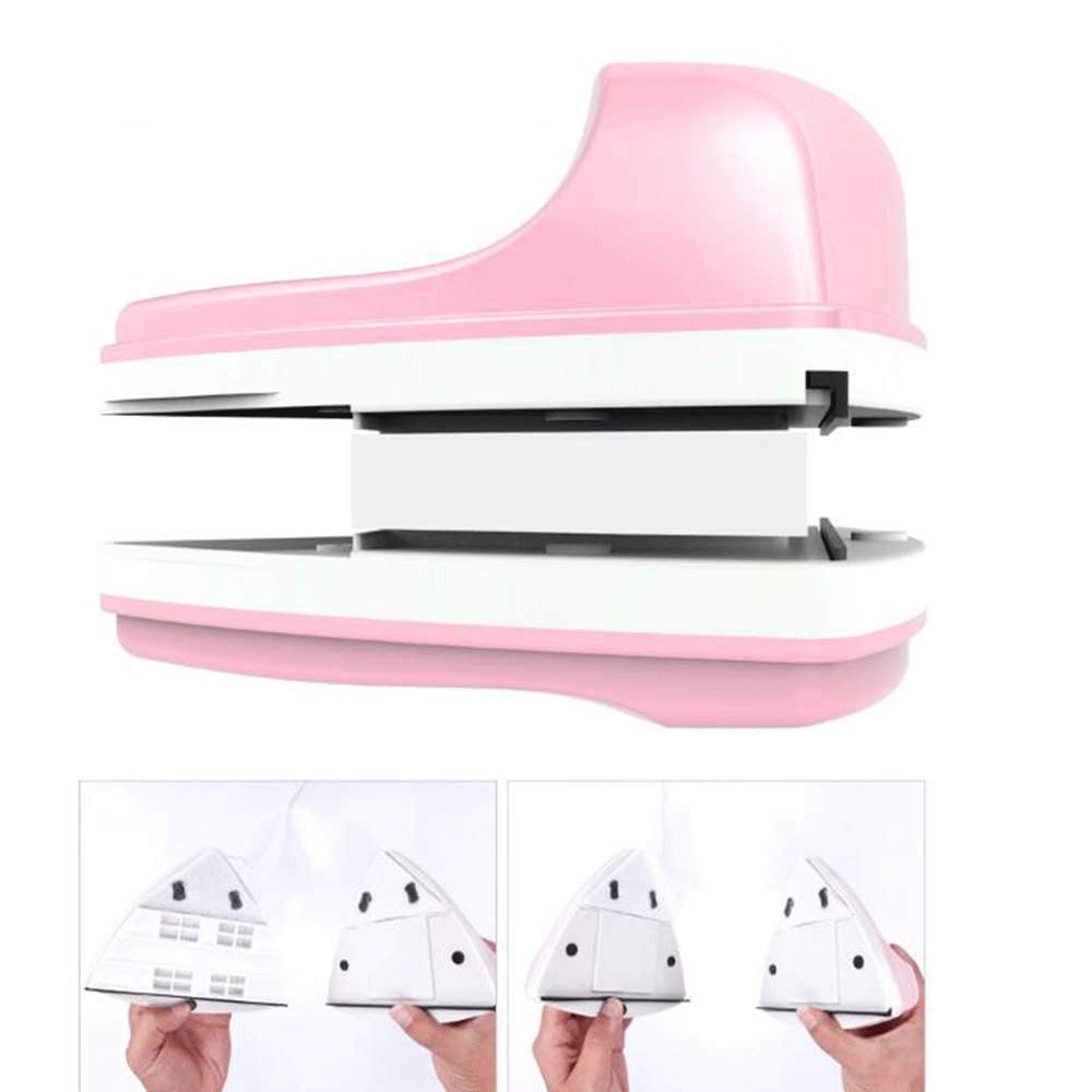 Limpiaparabrisas - Limpiador de Ventanas magnético Limpiador de limpiaparabrisas Fuerte magnético Toallita de Doble Cara Limpieza de Pisos Altos Limpieza del hogar (Color : Verde) (Rosado)