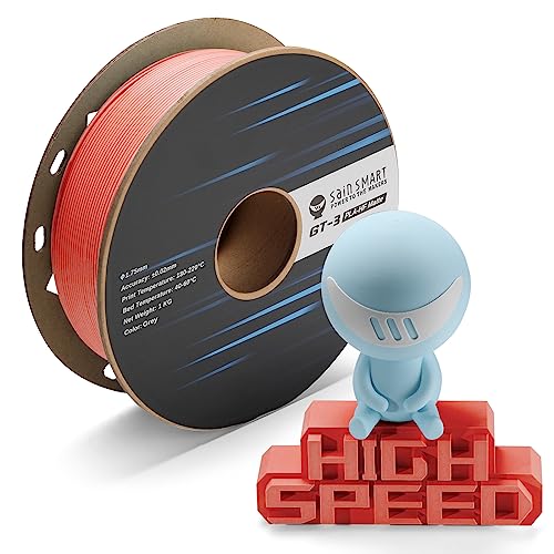 SainSmart GT-3 Filament PLA mat 1,75 mm, impression rapide jusqu'Ã  500 mm/s, filament de haute qualitÃ©, bobine de 1 kg, prÃ©cision dimensionnelle +/- 0,02 mm, rouge rose