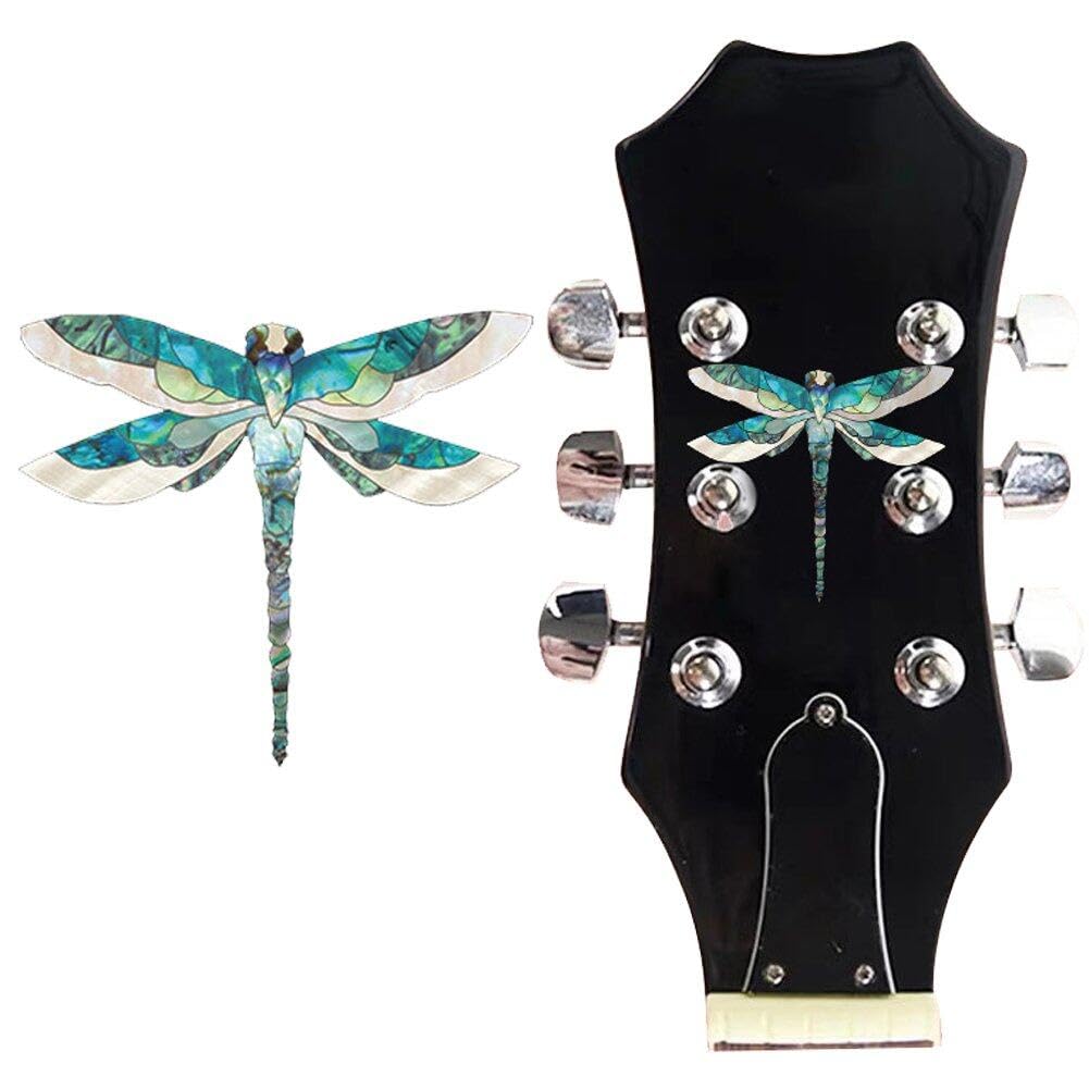 Sanfly Guitar Neck Fretboard Stickers Guitar Headstock Decals Diy Inlay Stickers Markers for Acoustic Guitar Electric Guitar