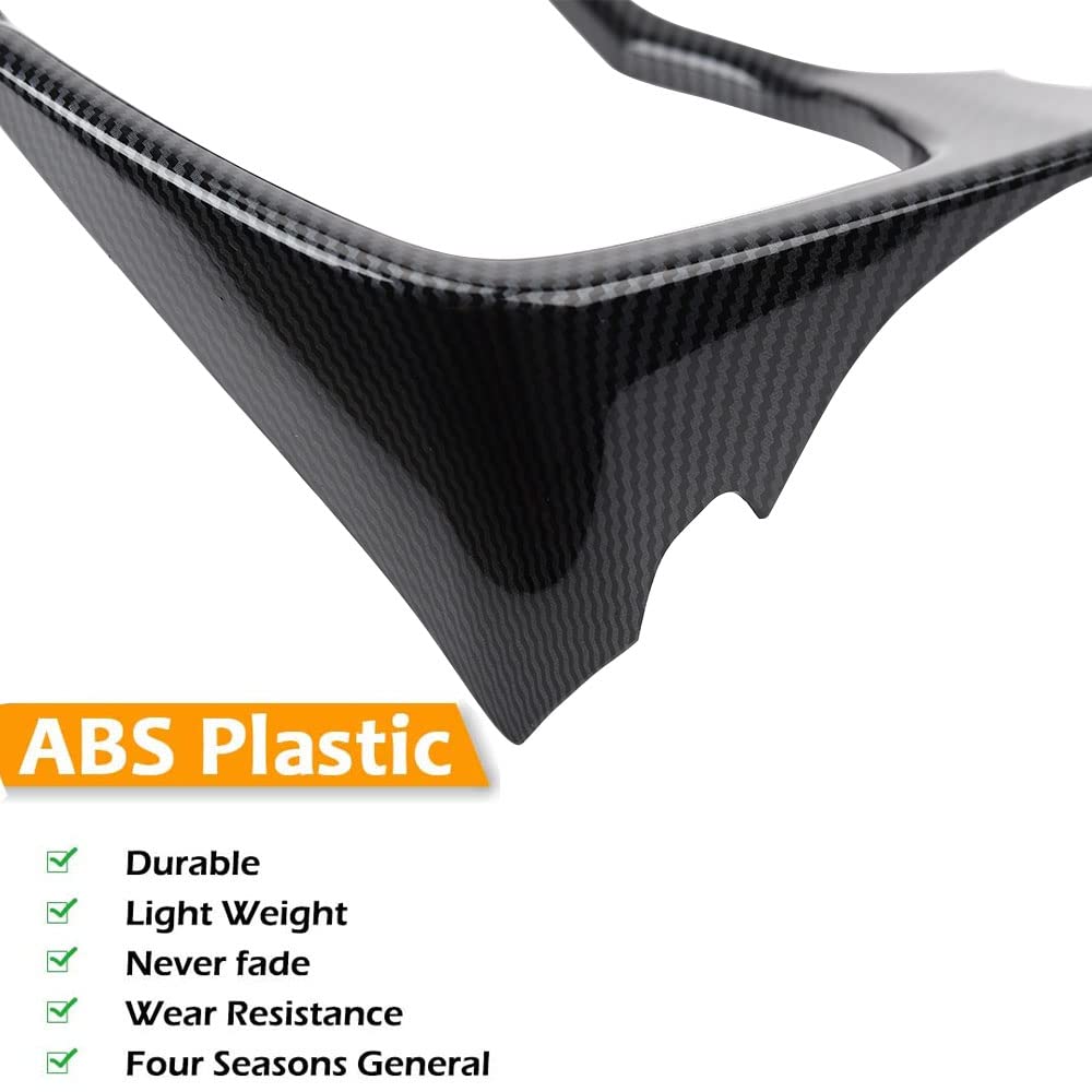 LEXLEY Carbon fiber Style Dashboard Instrument Panel Decoration Cover Trim Interior Accessories For Toyota 2019 2020 2021 2022 2023 2024 2025 RAV4