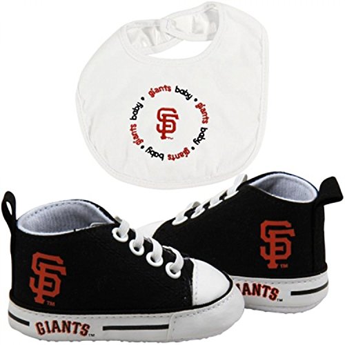 Baby Fanatic BFA-SFG30002 San Francisco Giants MLB Infant Bib and Shoe Gift Set
