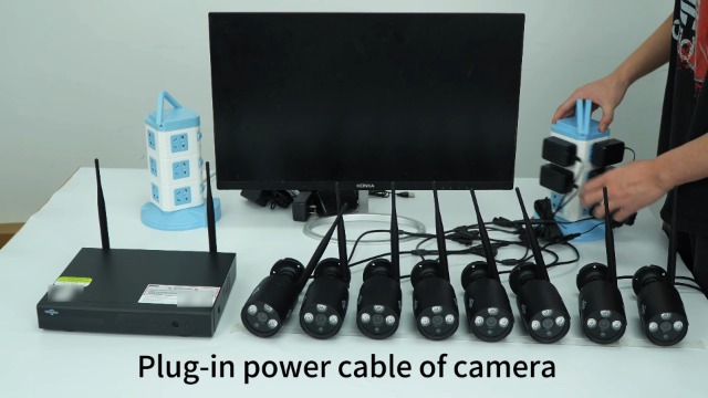Hiseeu ワイヤレスNVRキット Amazon.com: Hiseeu Wireless Security Camera System, Plug-in Home