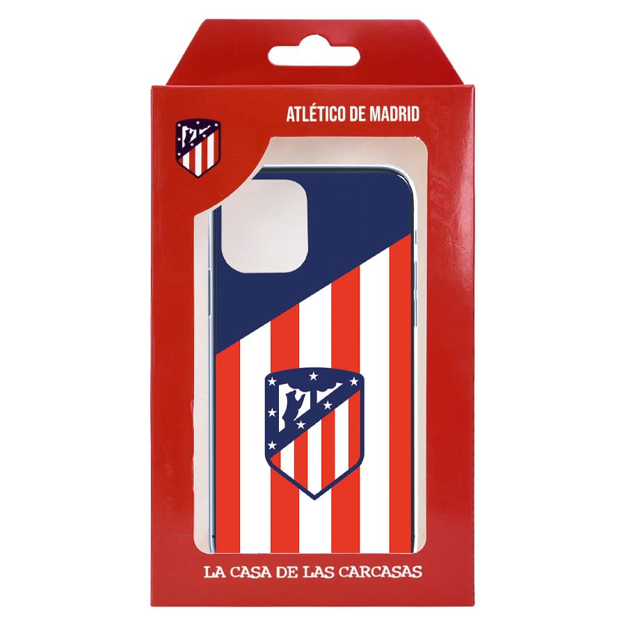 Cover Per Xiaomi Redmi Note 10 Del Atleti Stemma Dorato Sfondo Nero Licenza Ufficiale Atletico De Madrid