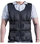 Amazon.co.jp: EDBD ウエイトベスト 重さ調整可能 パワーベスト 加重