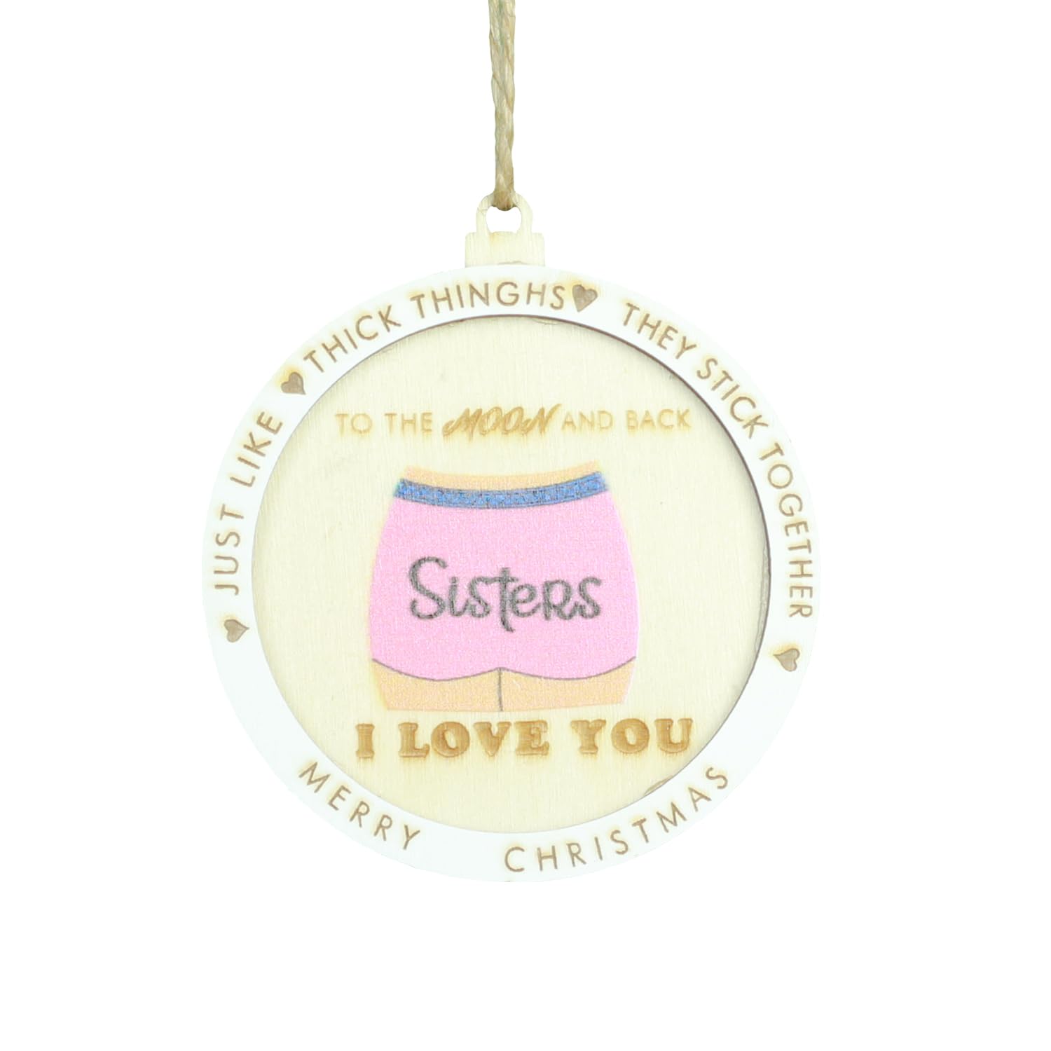 Christmas Ornament 2021, Christmas Tree Decoration Ornament,Remember 2021,Christmas Round Pendant Decoration,Funny Wood Christmas Ornament Presents Best Gifts for Family Friend - 1 Pcs