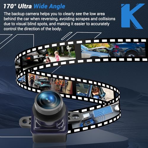 Image of Rear View Backup Camera Compatible with 2018-2021 Ram ProMaster 1500 2500 3500 Parking Assist Camera Replace OEM 68417057AA