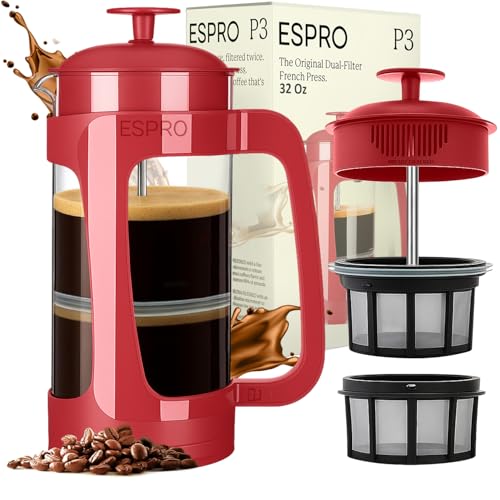 ESPRO P3 French Press Coffee Maker – Patented Double Micro-Filter