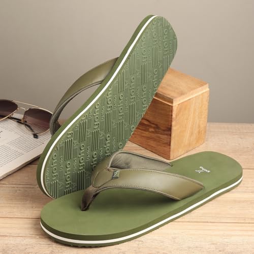 Image of YOHO OAK's Big Size Slipper for Big Feet Mens |Soft Ortho slippers | Soft comfortable and stylish flip flop slippers for men| Plus size slipper