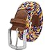 Stretch Belt, Vonsely Elastic Belts Braided Fabric Belt Colorful Woven Belts for Men and Women,Candy Color
