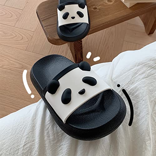 CEINOM Kawaii Panda Slippers for Women Pillow Cloud Slides indoor Outdoor Bathroom Shower Shoes Home House Slippers4
