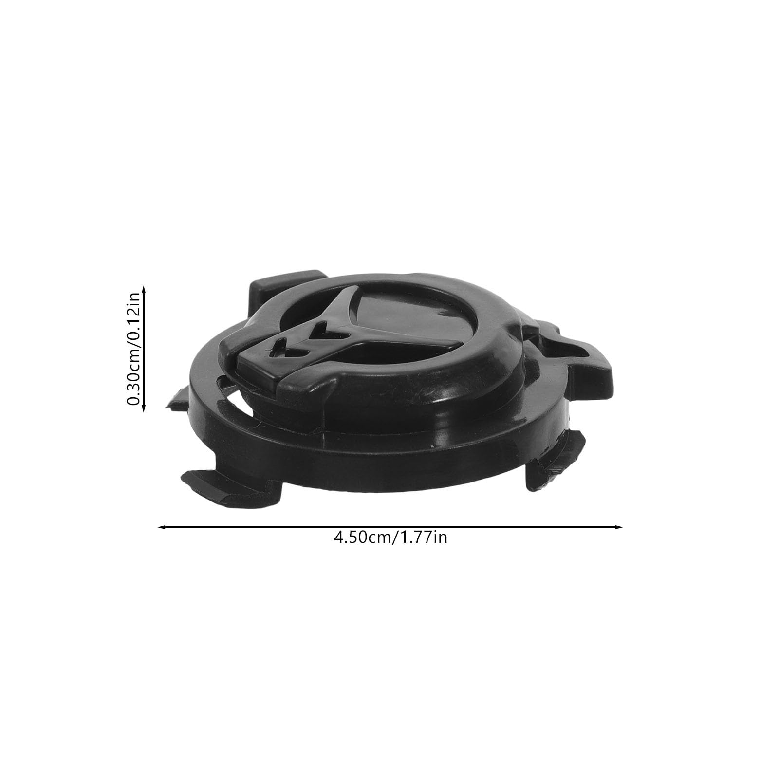 Blocco Visiera Casco Moto Nero 4 Pezzi Meccanismo di Fissaggio Rapido e 5 Posizioni per Caschi da Motociclista