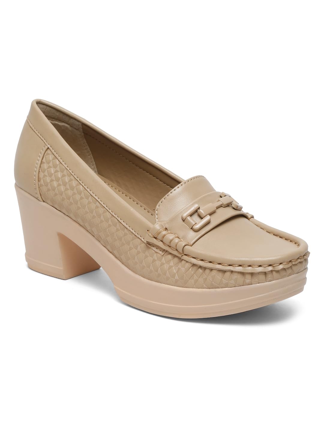 Flat n Heels Womens Beige Loafers FnH GS-301-BG (B0D11B6WXY) Amazon Price History, Amazon Price Tracker