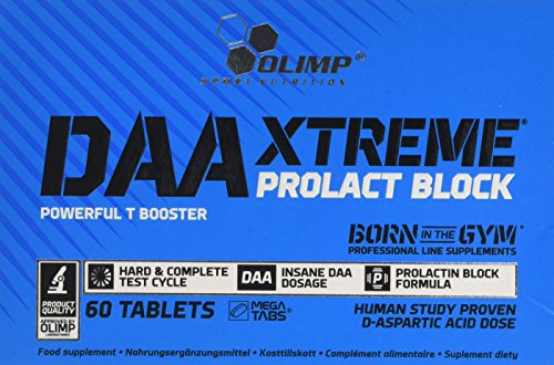 OLIMP SPORT NUTRITION Olimp Labs DAA Xtreme Prolact-Block Tablets, Pack of 60 Tablets